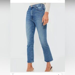 NWT MOTHER jeans, size 34, Hustler Ankle in Scenic Route wash